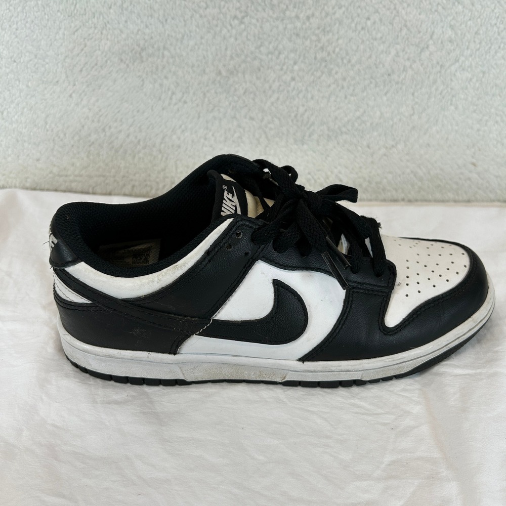Nike Dunk Low Panda Black White GS Sneakers CW1590-100 Mens Womens Shoes Size 6Y - Picture 5 of 15